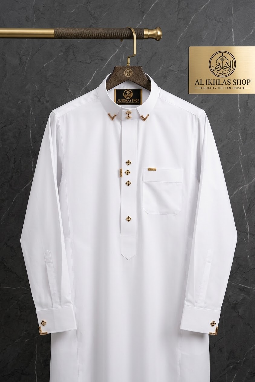 Royal Al-Ikhlas Thobe White